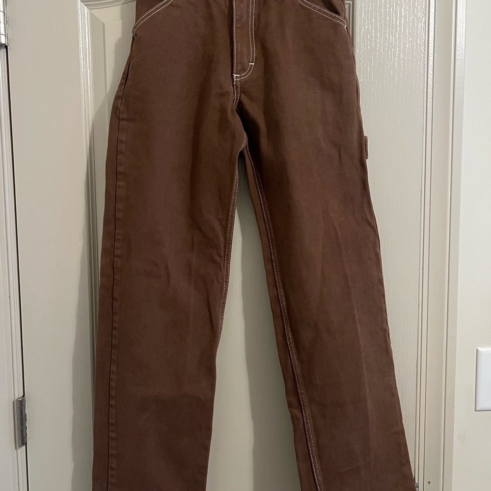 J. GALT Stylish Brown Cargo Pants for Women